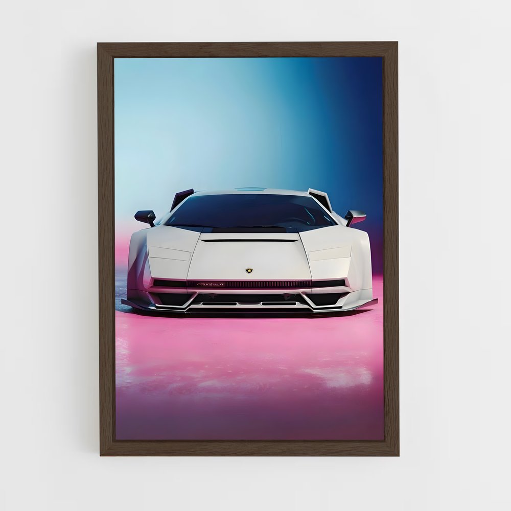 Poster L'Élégance Électrique – affiche Lamborghini (vue 5)